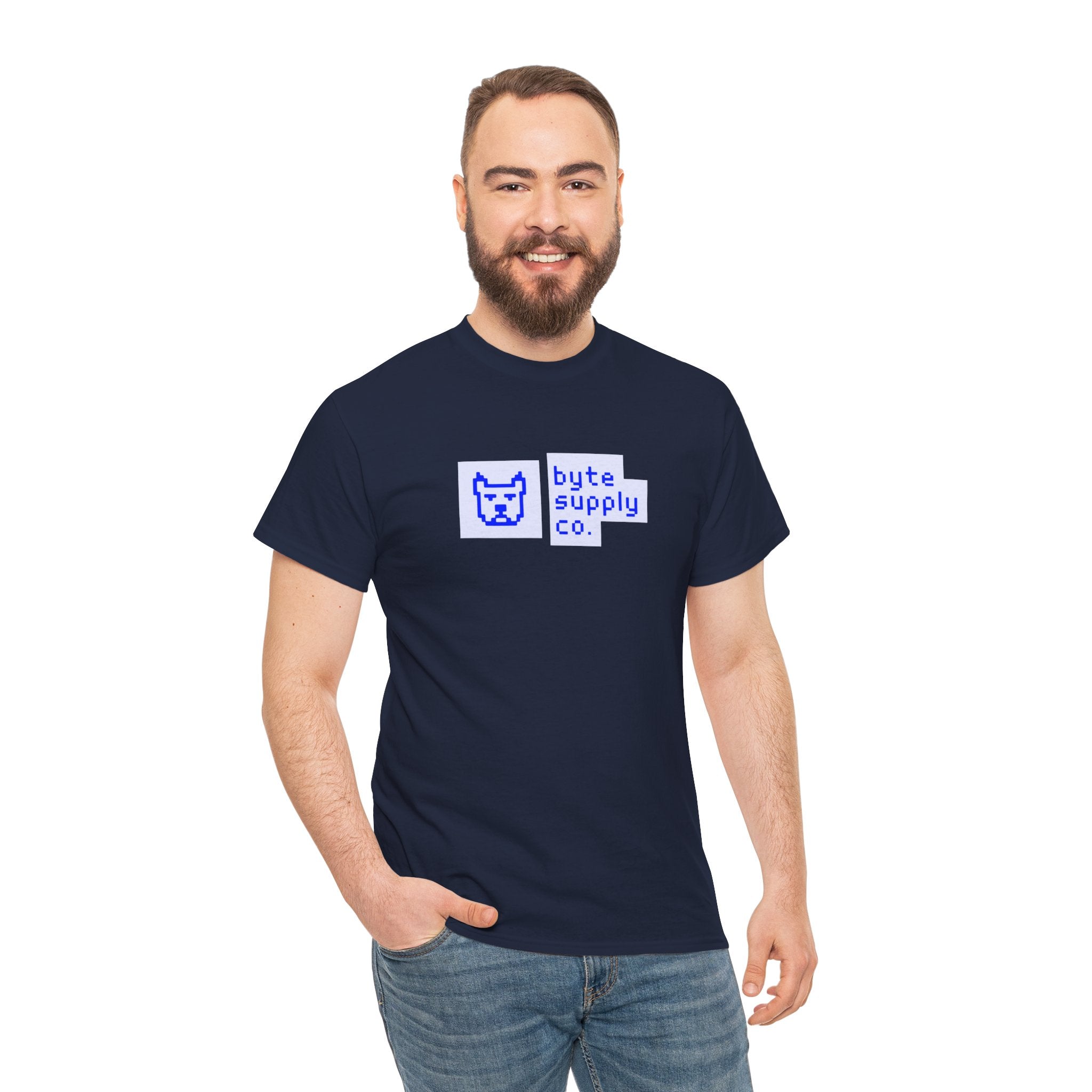 Byte Supply Co. Logo Unisex Heavy Cotton Tee