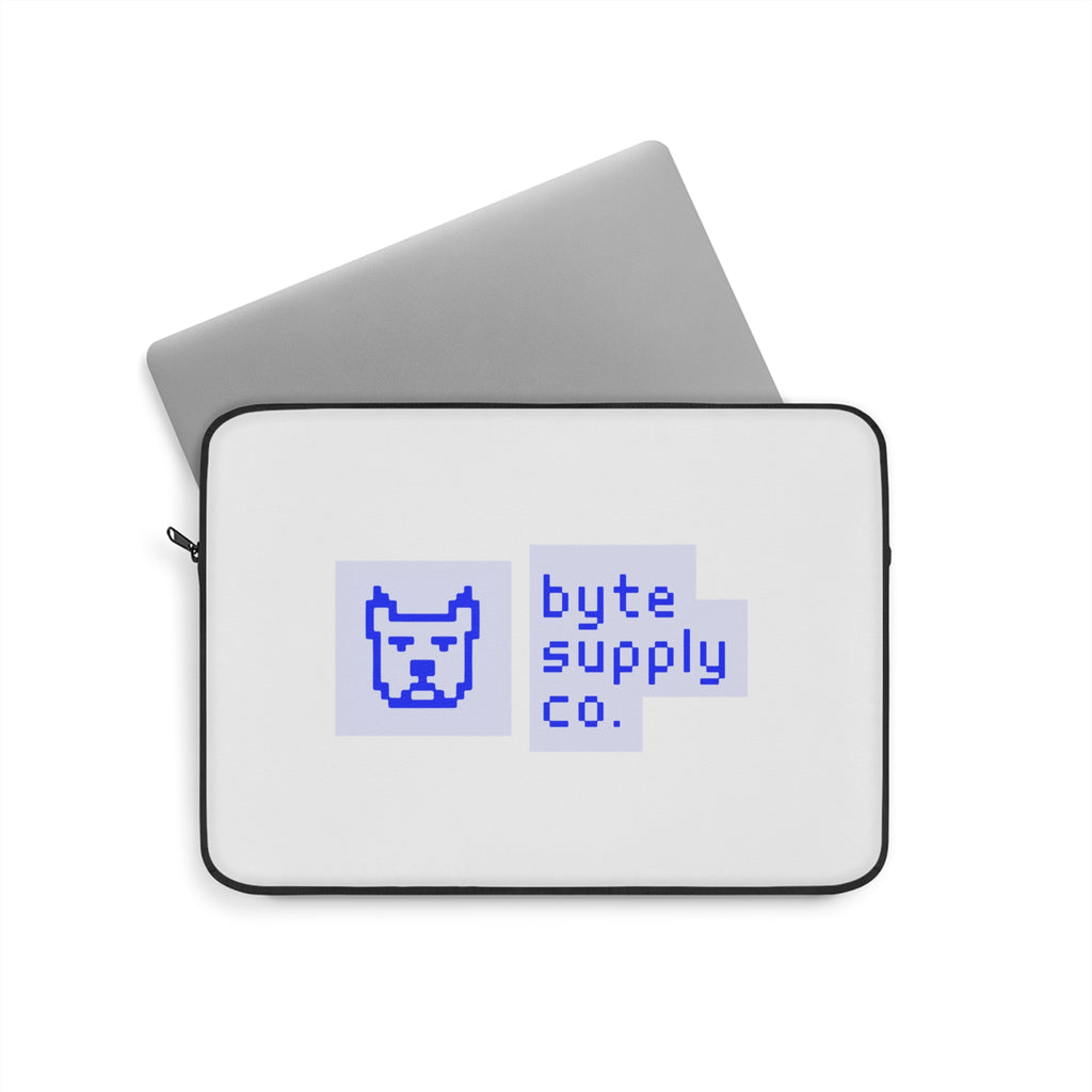 Byte Supply Co. Logo Laptop Sleeve