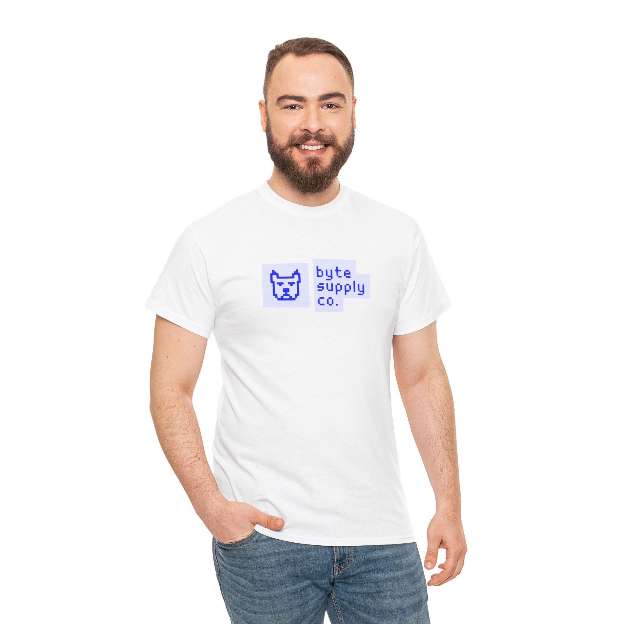 Byte Supply Co. Logo Unisex Heavy Cotton Tee
