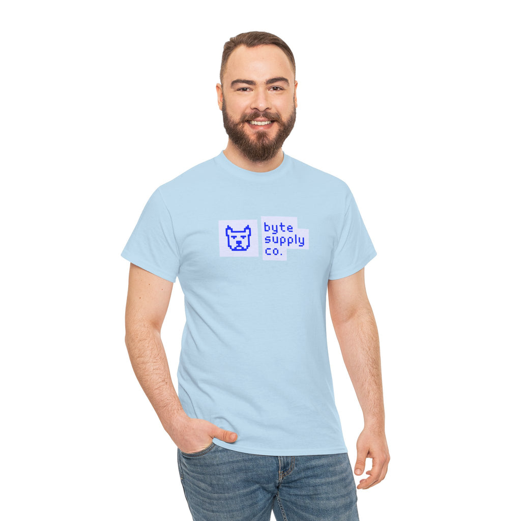 Byte Supply Co. Logo Unisex Heavy Cotton Tee