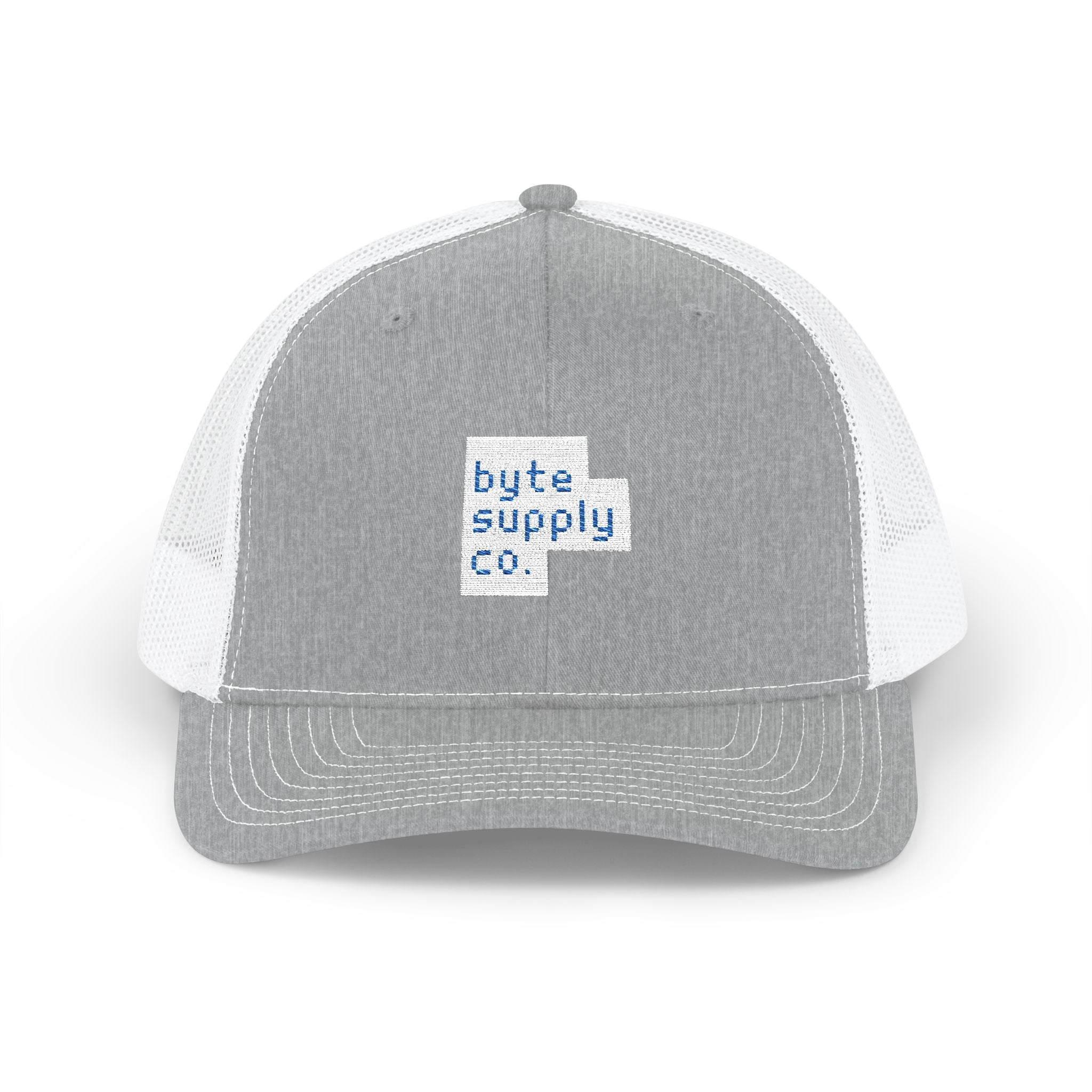 Byte Supply Co. Logo Snapback Trucker Cap (Embroidery)