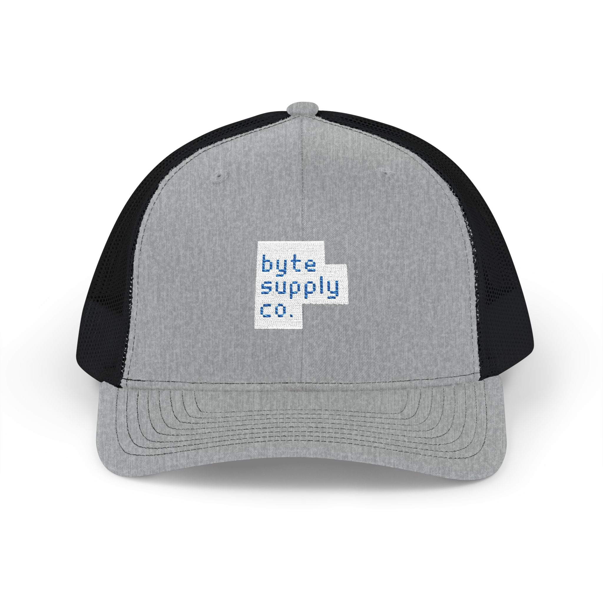 Byte Supply Co. Logo Snapback Trucker Cap (Embroidery)