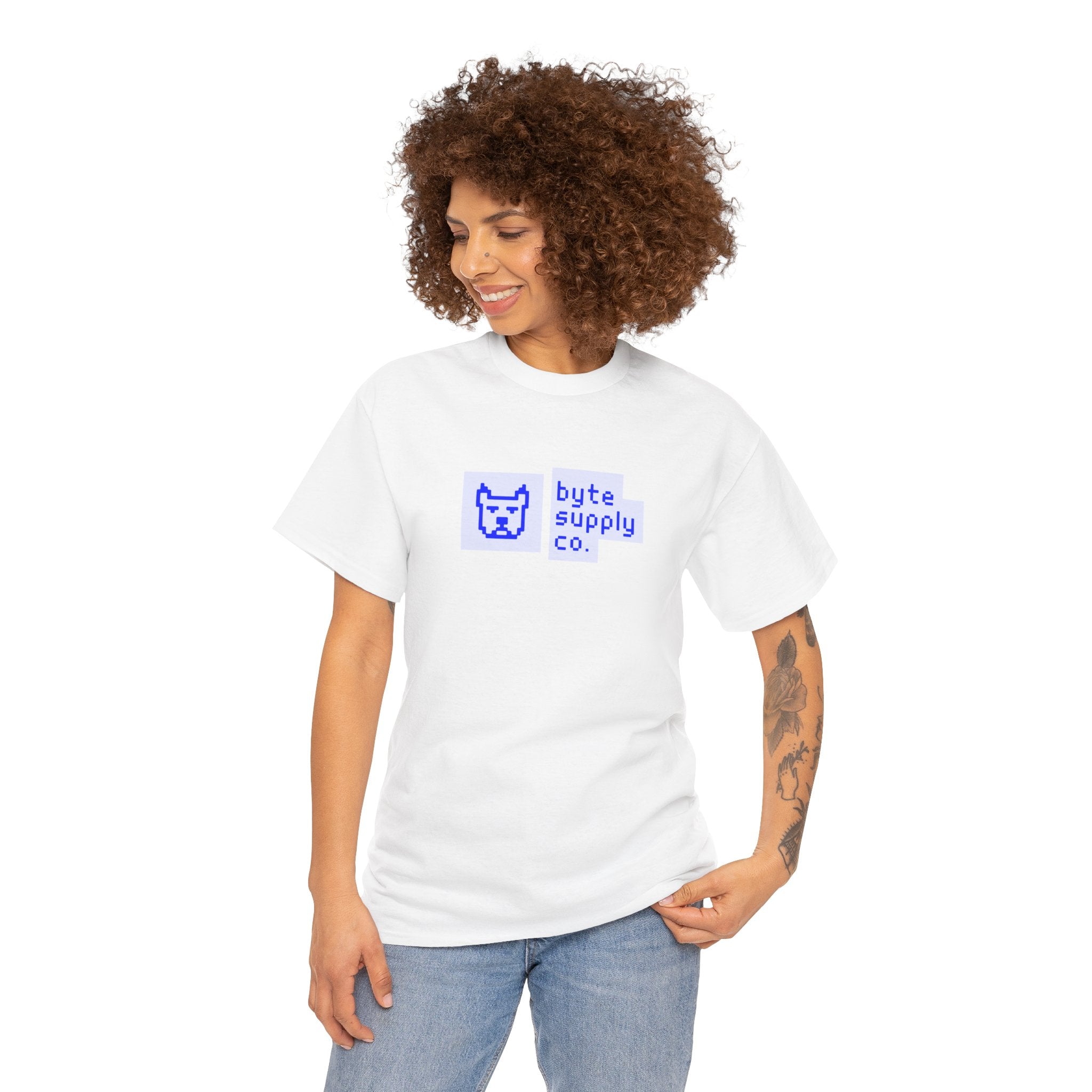 Byte Supply Co. Logo Unisex Heavy Cotton Tee