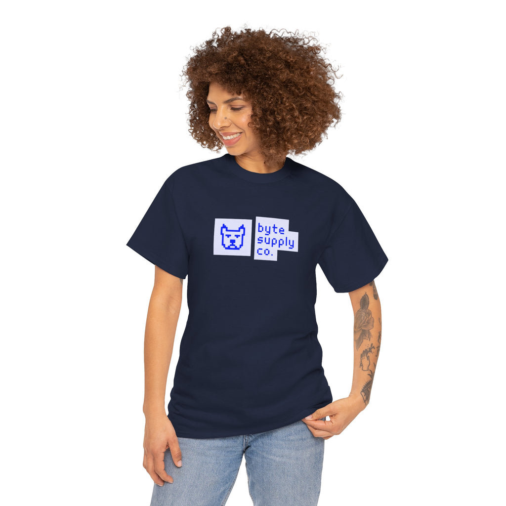Byte Supply Co. Logo Unisex Heavy Cotton Tee