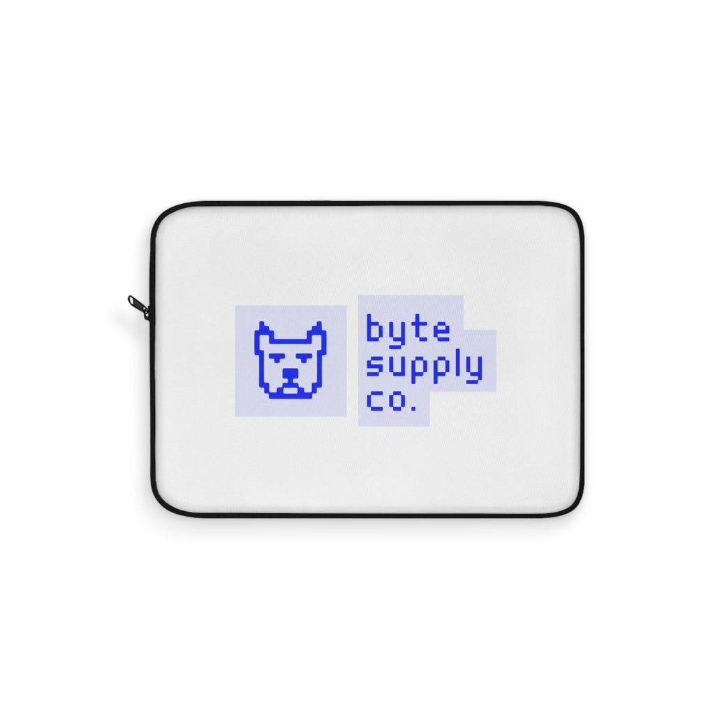 Byte Supply Co. Logo Laptop Sleeve