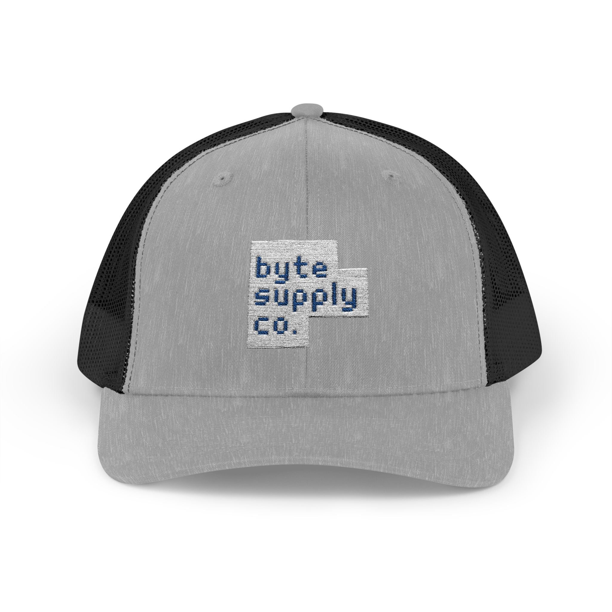 Byte Supply Co. Logo Text Snapback Trucker Cap