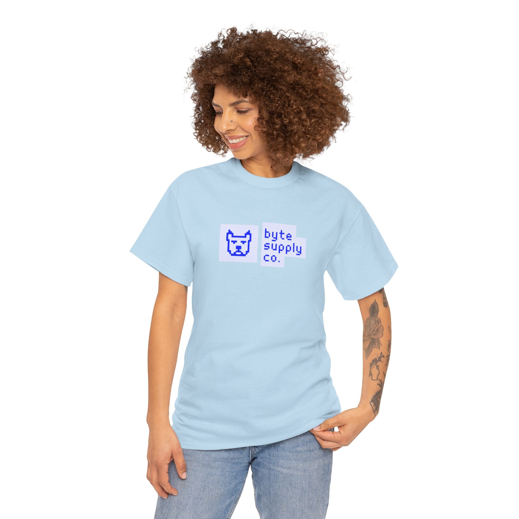 Byte Supply Co. Logo Unisex Heavy Cotton Tee