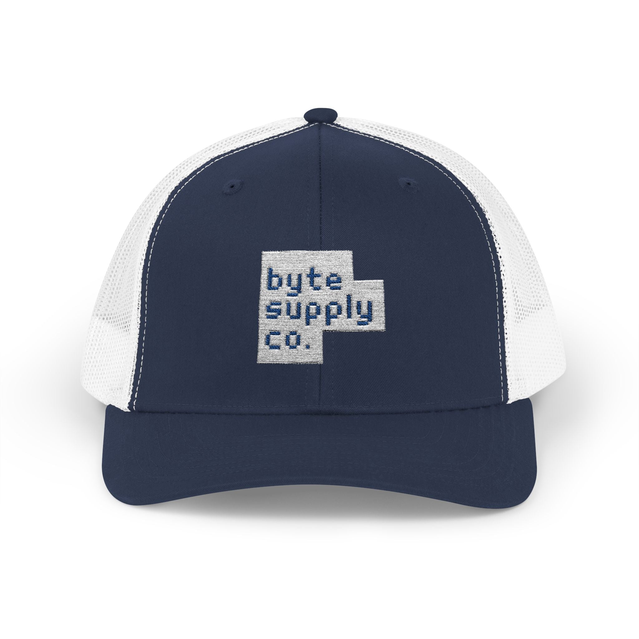 Byte Supply Co. Logo Text Snapback Trucker Cap