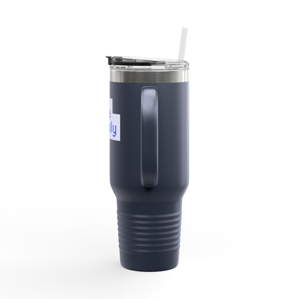 Byte Supply Co. Logo Text Insulated Travel Mug, 40oz